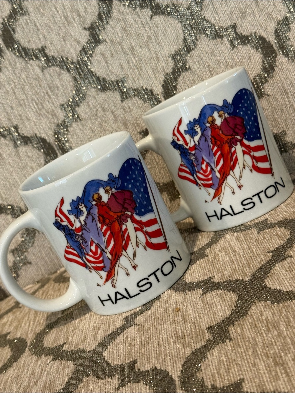 Vintage Halston Coffee Cup Set